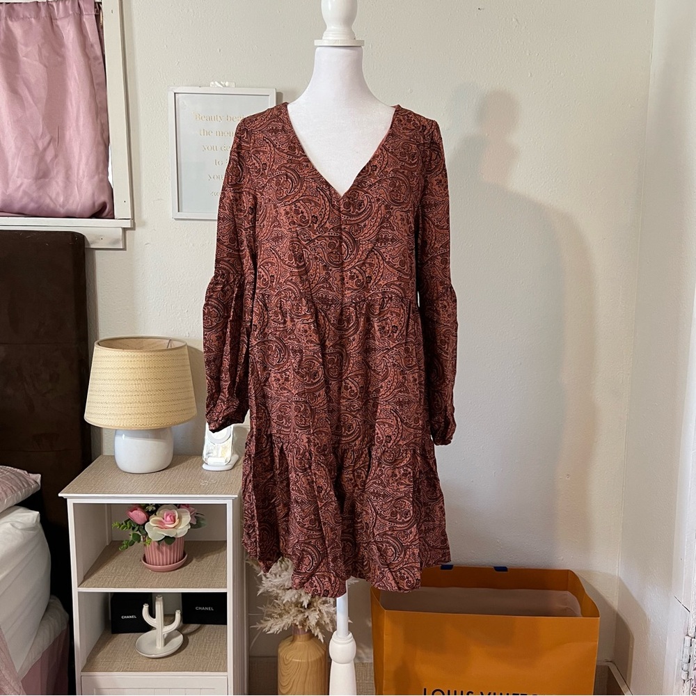 Lucky brand paisley dress
